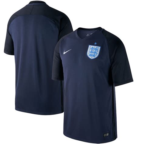 england national team nike 2017 18 away replica jersey navy|england fa nike shirts.